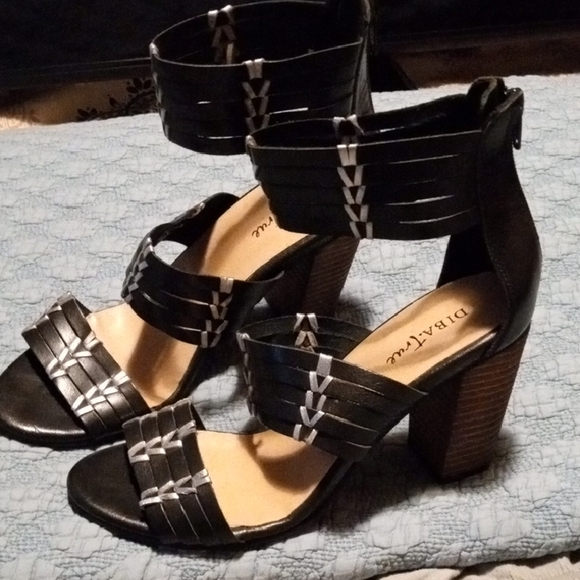 Diba True Shoes - Chic Black Strappy Heels by Diba True
